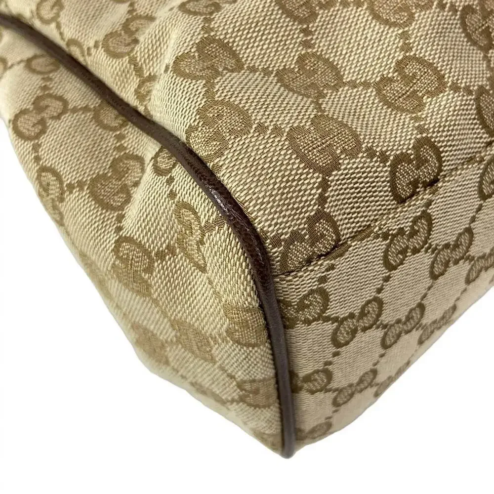 Gucci Paparazzo Medium Top-Handle Bag Handbag 875018 Beige Dark Green Multi